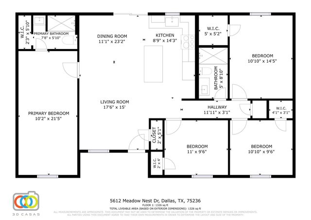 5612 Meadow Nest Drive, Dallas, TX 75236