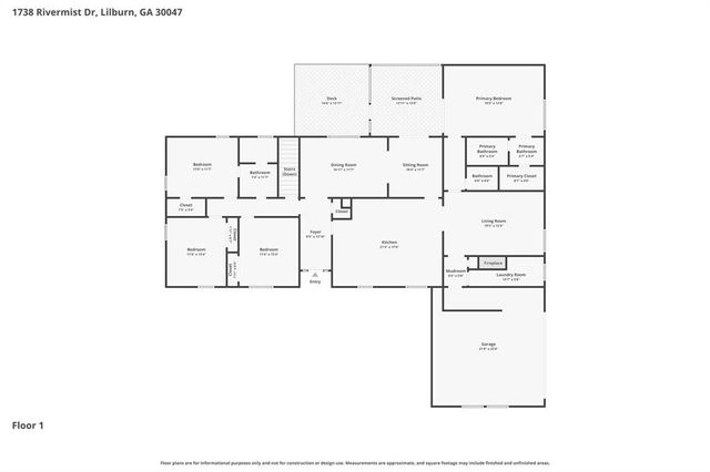 1738 Rivermist Drive, Lilburn, GA 30047