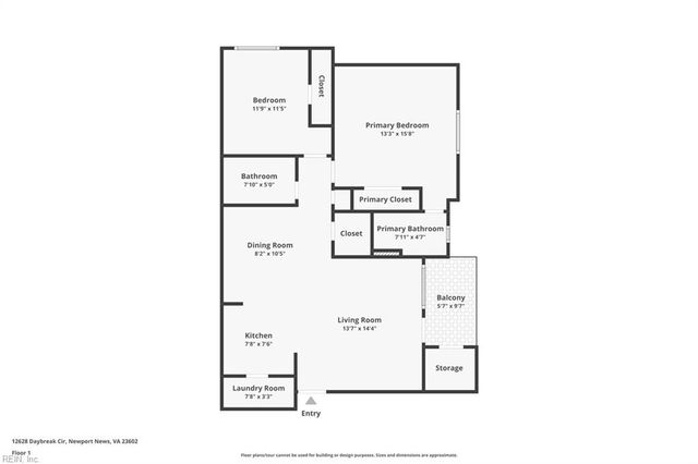 12628 Daybreak CIR, Newport News, VA 23602