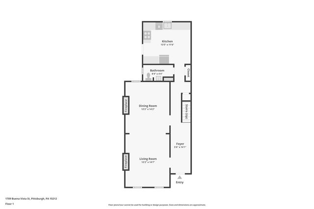 1709 Buena Vista St, Central North Side, PA 15212