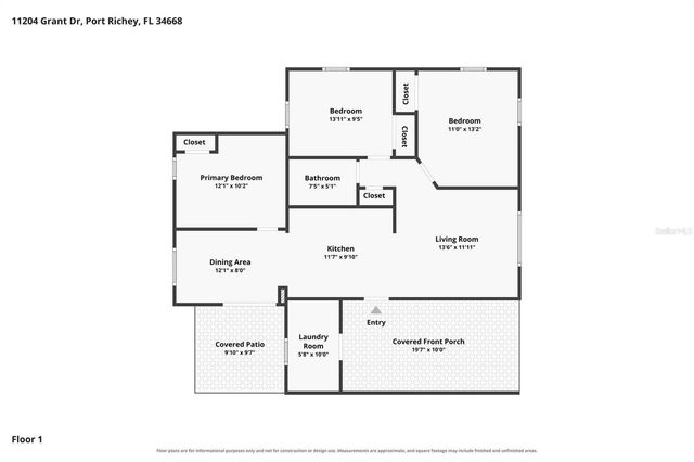 11204 GRANT DRIVE, Port Richey, FL 34668