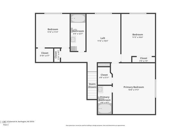 3451 Castlerock Drive, Burlington, NC 27215