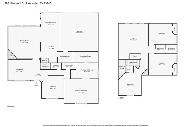 1980 Newport Drive, Lancaster, TX 75146