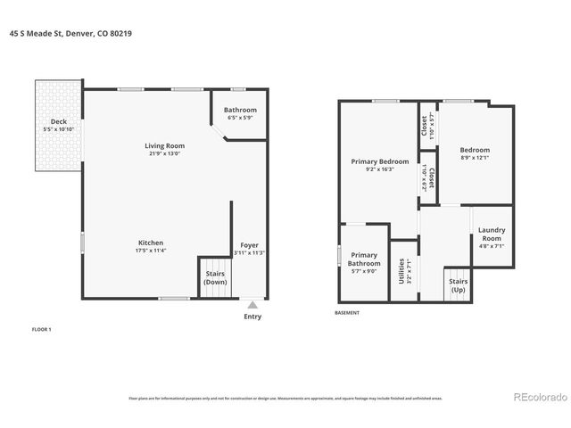 45 S Meade St, Denver, CO 80219