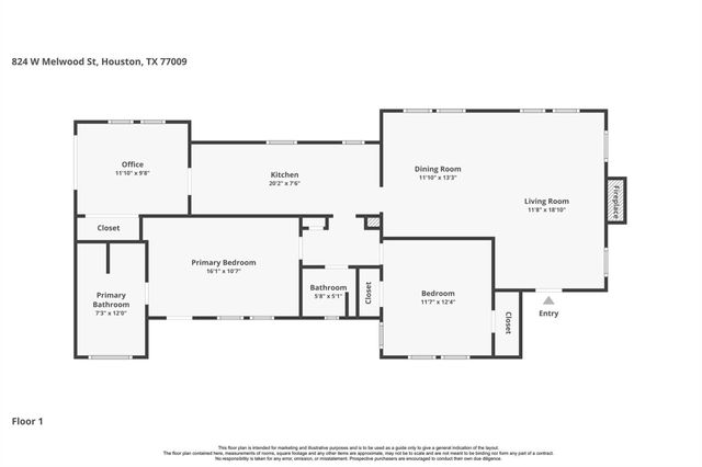 824 W Melwood Street, Houston, TX 77009