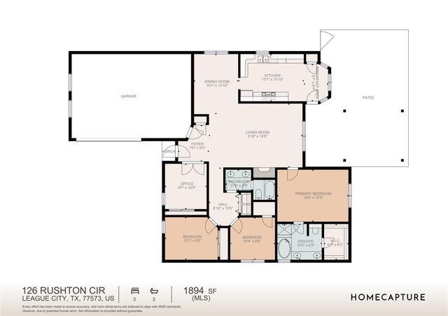 126 Rushton Circle, League City, TX 77573