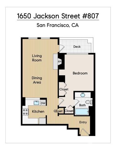 1650 Jackson Street 807, San Francisco, CA 94109