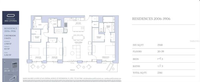 400 CENTRAL AVENUE 2906, St Petersburg, FL 33701