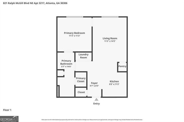 821 Ralph Mcgill Boulevard NE 3217, Atlanta, GA 30306