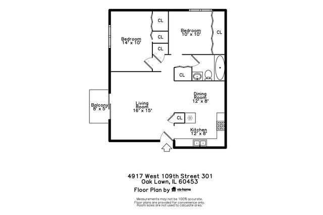 4917 W 109th Street 301, Oak Lawn, IL 60453