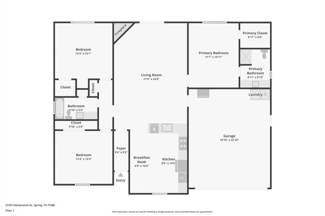 21707 Glenbranch Drive, Spring, TX 77388
