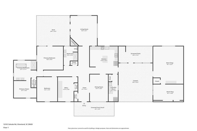 1210 S Saluda Road, Cleveland, SC 29635