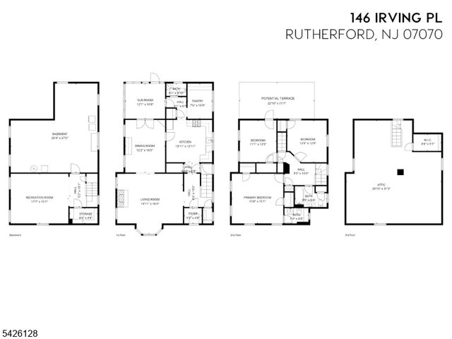 146 Irving Pl, Rutherford Boro, NJ 07070