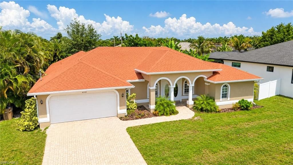 4341 SW 25th CT, CAPE CORAL, FL 33914 — exterior