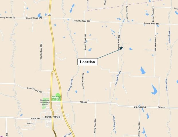 Lot 2 County Road 632, Blue Ridge, TX 75424