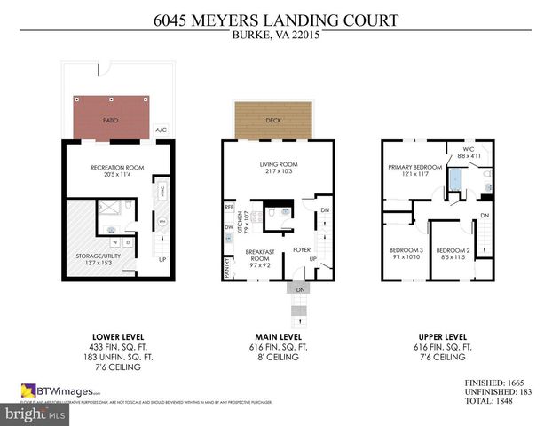 6045 MEYERS LANDING CT, Burke, VA 22015