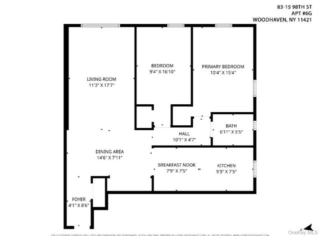 83-15 98th Street 6G, Woodhaven, NY 11421