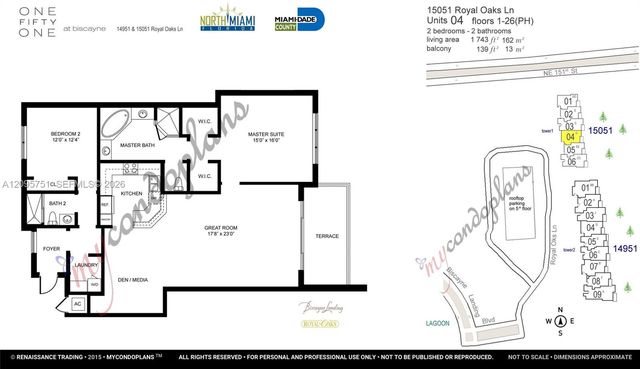 15051 Royal Oaks Lane 1704, North Miami, FL 33181
