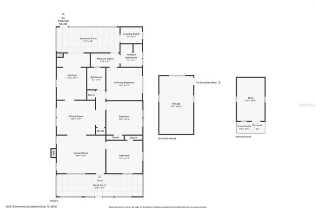 1022 N DONNELLY STREET, Mount Dora, FL 32757