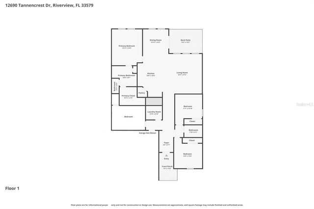 12690 TANNENCREST DRIVE, Riverview, FL 33579