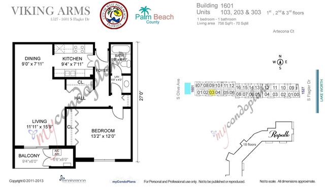 1601 S Flagler Drive 303-o, West Palm Beach, FL 33401