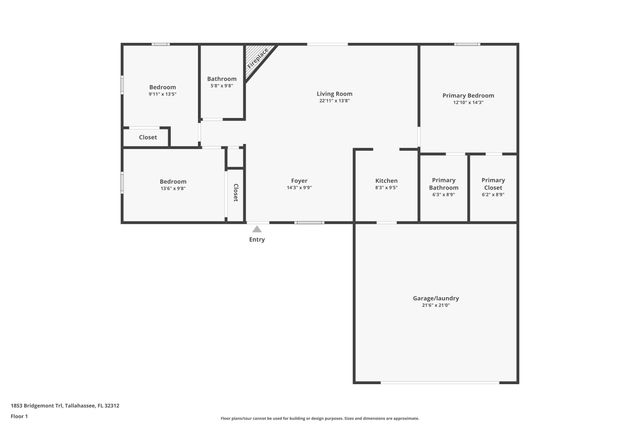 1853 Bridgemont Trail, Tallahassee, FL 32312