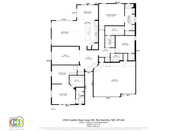 1954 CASTLE PEAK Loop NE, Rio Rancho, NM 87144