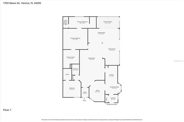 1703 MOON DRIVE, Venice, FL 34292