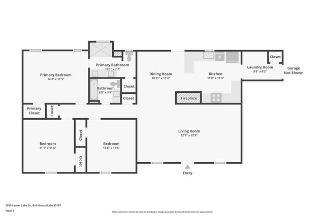 1020 Laurel Lake Drive, Ball Ground, GA 30107