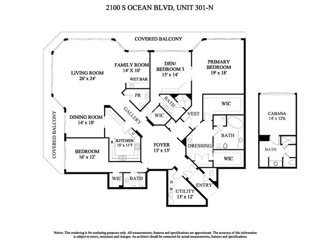 2100 S Ocean Boulevard 301n, Palm Beach, FL 33480