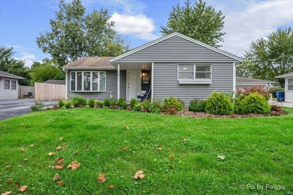 3601 Bluebird Lane, Rolling Meadows, IL 60008 — exterior