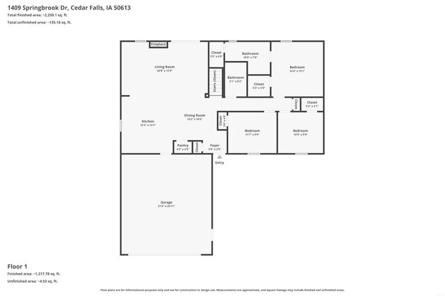 1409 Springbrook Drive, Cedar Falls, IA 50613