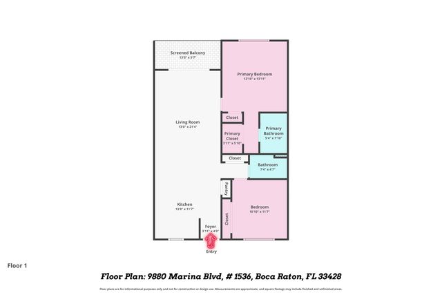 9880 Marina Boulevard 1536, Boca Raton, FL 33428