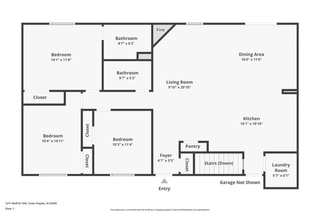 1211 Wolf Dr NW, Cedar Rapids, IA 52405