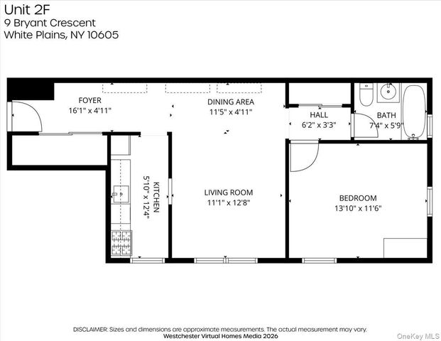 9 Bryant Crescent 2F, White Plains, NY 10605
