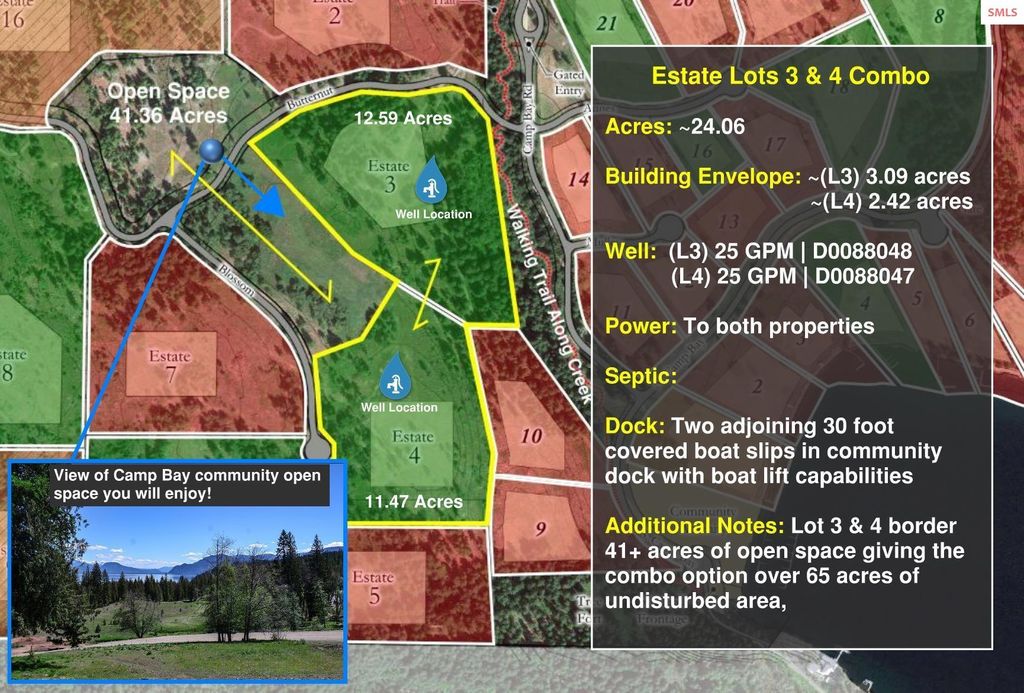 Est Lot 3/4 Camp Bay Estates, Sagle, ID 83860 photo 2