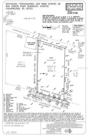 809 N FORT HARRISON AVENUE, Clearwater, FL 33755
