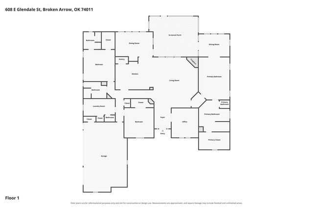 608 E Glendale Street, Broken Arrow, OK 74011