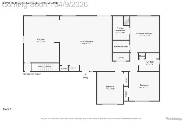 29593 Medbury Street, Farmington Hills, MI 48336