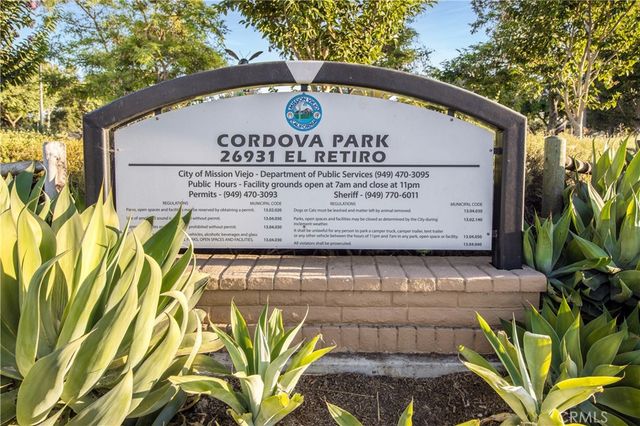 26625 Sierra Vista, Mission Viejo, CA 92692
