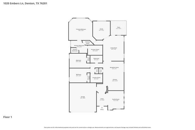 1020 Embers Lane, Denton, TX 76201