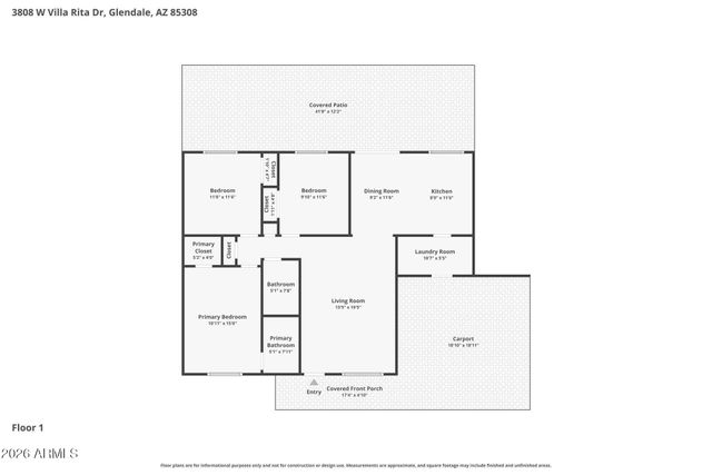 3808 W VILLA RITA Drive, Glendale, AZ 85308
