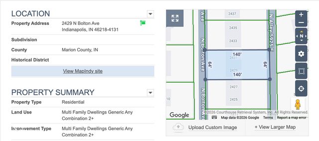2429 N Bolton Avenue, Indianapolis, IN 46218
