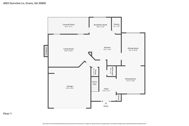 4003 Starview Lane, Evans, GA 30809