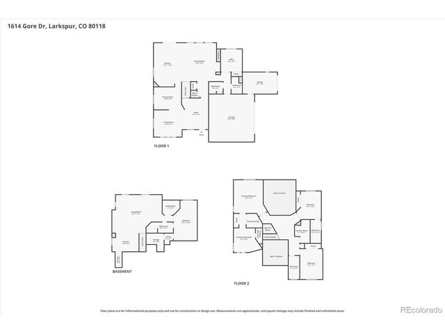 1614 Gore Dr, Larkspur, CO 80118