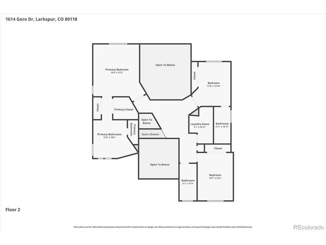 1614 Gore Dr, Larkspur, CO 80118