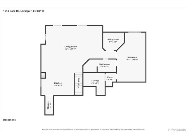 1614 Gore Dr, Larkspur, CO 80118