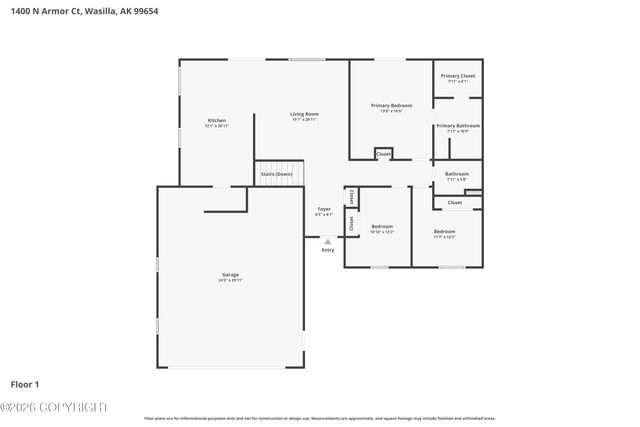 1400 N Armor Court, Wasilla, AK 99654