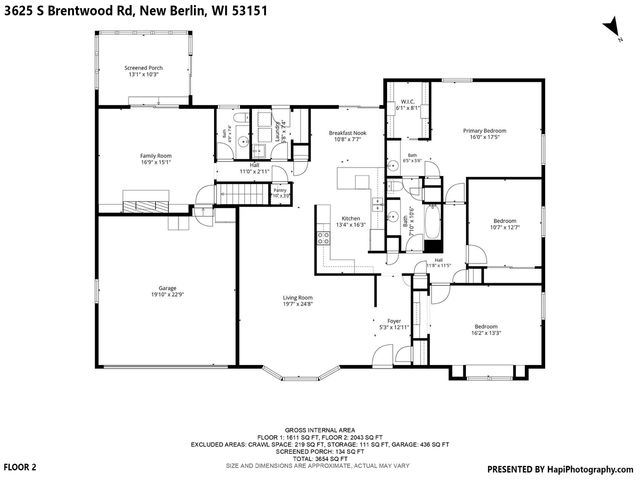 3625 S Brentwood ROAD, New Berlin, WI 53151