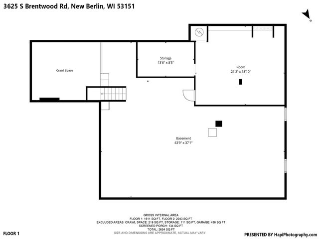 3625 S Brentwood ROAD, New Berlin, WI 53151